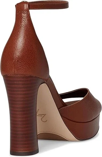 Naturalizer Delphie Strappy Sandals Women's Sandals Caramel Brown Leather : 8 M (B) - Image 4