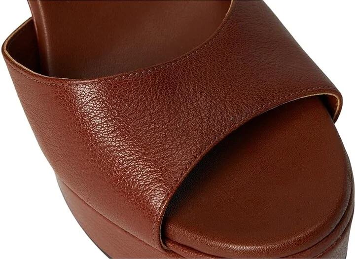 Naturalizer Delphie Strappy Sandals Women's Sandals Caramel Brown Leather : 8 M (B) - Image 7