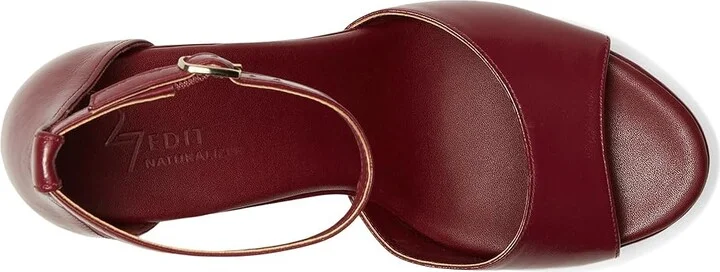 Naturalizer Delphie Strappy Sandals Women's Sandals Cranberry Red Leather : 8 M (B) - Image 2