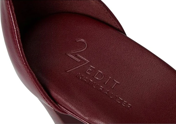 Naturalizer Delphie Strappy Sandals Women's Sandals Cranberry Red Leather : 8 M (B) - Image 7
