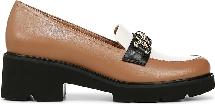 Naturalizer Desi Women's Shoes Cafe/White/Black Leather : 7.5 M (B) - Image 7