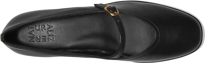 Naturalizer Elina Mary Janes Women's Flat Shoes Black Leather : 9.5 M (B) - Image 2