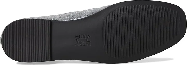 Naturalizer Elina Mary Janes Women's Flat Shoes Silver Leather : 9.5 M (B) - Image 3