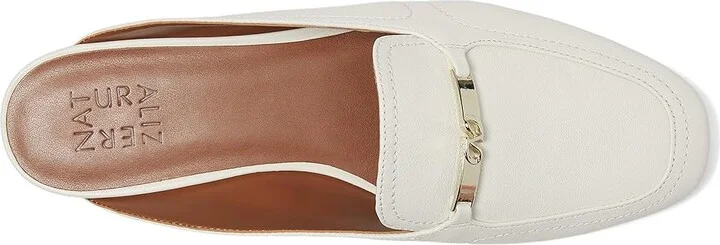Naturalizer Emerson Women's Slippers Warm White Leather : 6 M (B), Leather/Rubber - Image 2