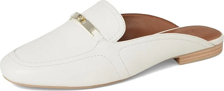 Naturalizer Emerson Women's Slippers Warm White Leather : 6 M (B), Leather/Rubber - Image 5