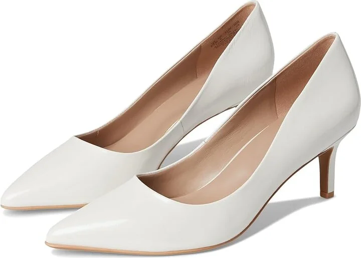 Naturalizer Everly Women's Shoes Warm White Leather : 10 W (C)