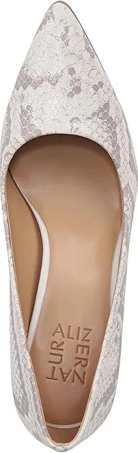Naturalizer Everly Women's Shoes White Snake Pattern Leather : 5 M (B) - Image 2