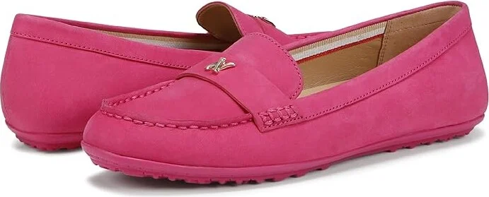 Naturalizer Evie Women's Flat Shoes Pink Flash Leather : 7 M (B), Leather/Synthetic