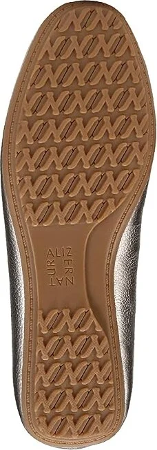 Naturalizer Evie Women's Flat Shoes Warm Silver Leather : 5.5 M (B), Leather/Synthetic - Image 3