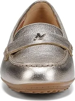 Naturalizer Evie Women's Flat Shoes Warm Silver Leather : 5.5 M (B), Leather/Synthetic - Image 4