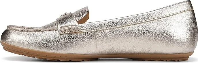 Naturalizer Evie Women's Flat Shoes Warm Silver Leather : 5.5 M (B), Leather/Synthetic - Image 5