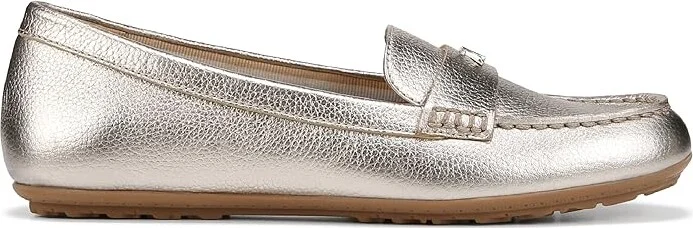 Naturalizer Evie Women's Flat Shoes Warm Silver Leather : 5.5 M (B), Leather/Synthetic - Image 6