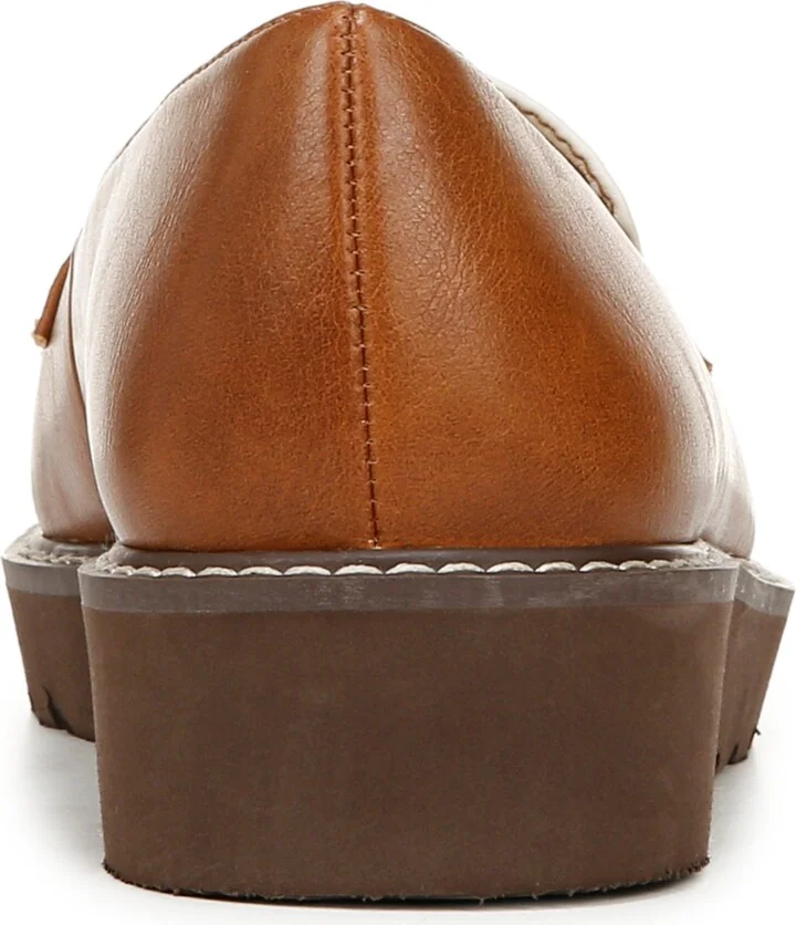 Naturalizer Expert Lug Sole Loafers - Cider/Off White Faux Leather - Image 3