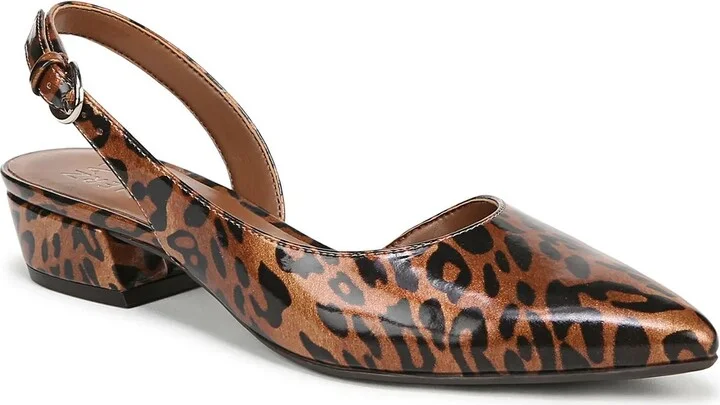 Brown Cheetah Print Patent Synthetic