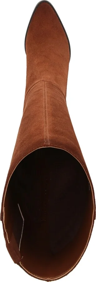 Naturalizer Fae Wide Calf Pointed Toe Knee High Western Boots - Image 4