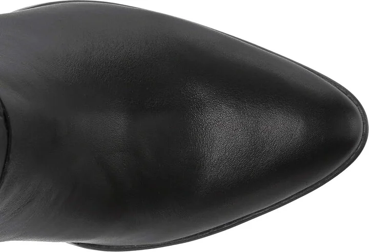 Naturalizer Fae Wide Calf Women's Shoes Black Leather : 7.5 W (C) - Image 3