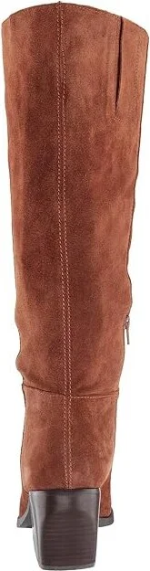 Naturalizer Fae Wide Calf Women's Shoes Saddle Tan Oil Suede : 9.5 W (C), Leather - Image 5