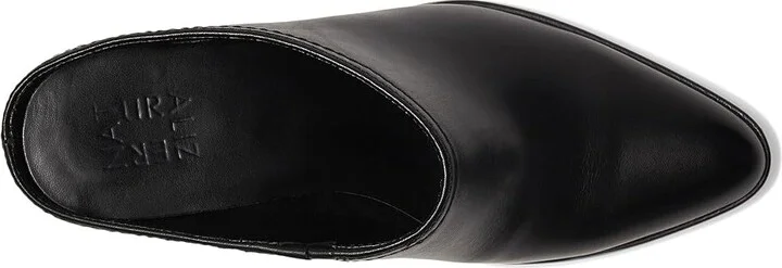 Naturalizer Fairmont Mules High Women's Heels Black Leather : 5.5 M (B) - Image 2