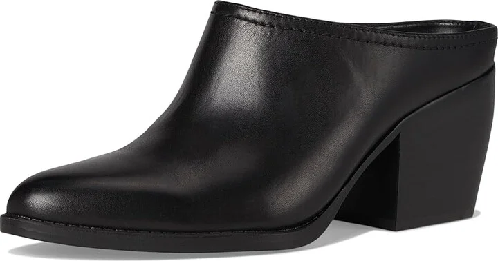 Naturalizer Fairmont Mules High Women's Heels Black Leather : 5.5 M (B) - Image 5