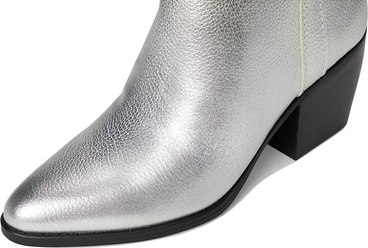 Naturalizer Fairmont Women's Boots Silver Metallic : 7 M (B), Leather - Image 2