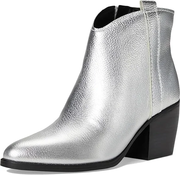 Naturalizer Fairmont Women's Boots Silver Metallic : 7 M (B), Leather - Image 5