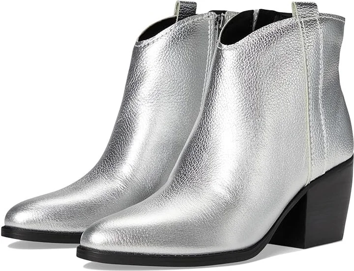 Naturalizer Fairmont Women's Boots Silver Metallic : 7 M (B), Leather