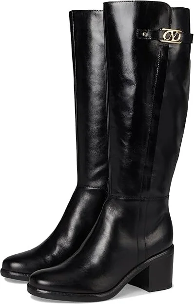 Naturalizer Fannie Boots Women's Boots Black Leather : 6 M (B)