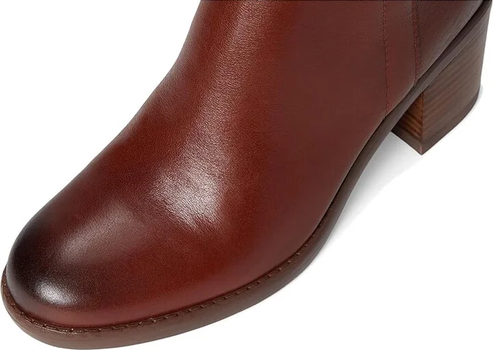 Naturalizer Fannie Boots Women's Boots Deep Saddle Tan Leather : 9 M (B) - Image 2