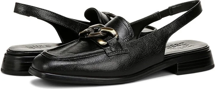 Naturalizer Frances Slingbacks Women's Boots Black Leather : 5.5 M (B), Leather/Rubber - Image 5