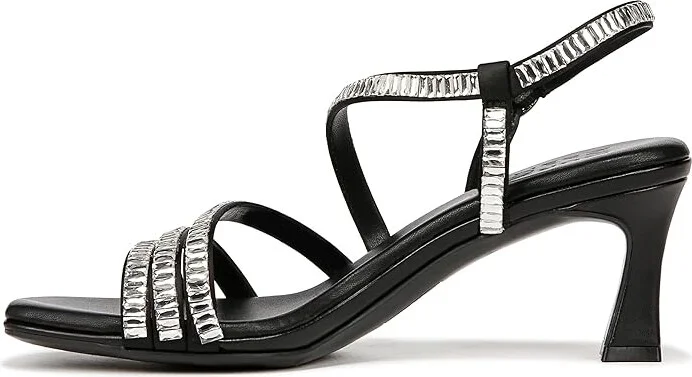 Naturalizer Galaxy 2 Women's Sandals Black Satin : 7.5 W (C), Satin/Textile - Image 6