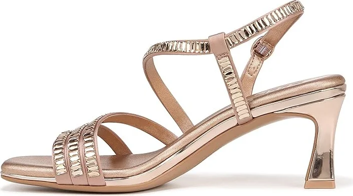 Naturalizer Galaxy 2 Women's Sandals Rose Pink Fabric : 12 M (B), Satin/Textile - Image 6