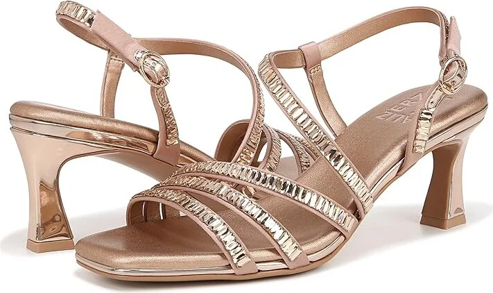 Naturalizer Galaxy 2 Women's Sandals Rose Pink Fabric : 12 M (B), Satin/Textile