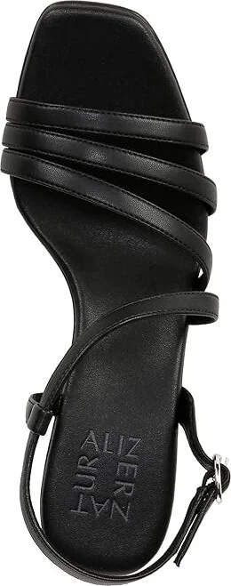 Naturalizer Galaxy Women's Sandals Black Smooth Faux Leather : 12 M (B), Synthetic - Image 2
