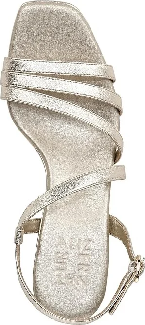 Naturalizer Galaxy Women's Sandals Champagne Faux Leather : 12 W (C), Synthetic - Image 2