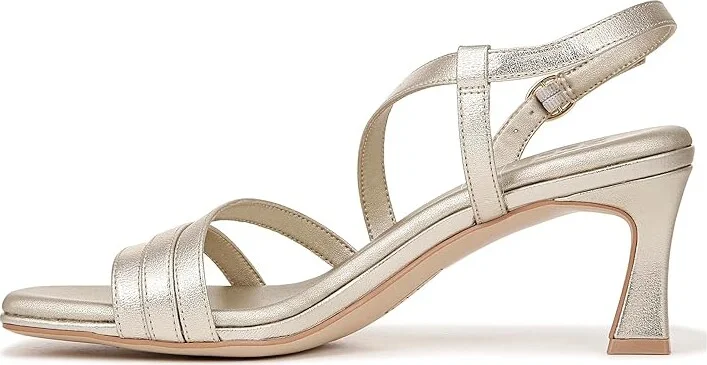 Naturalizer Galaxy Women's Sandals Champagne Faux Leather : 12 W (C), Synthetic - Image 5