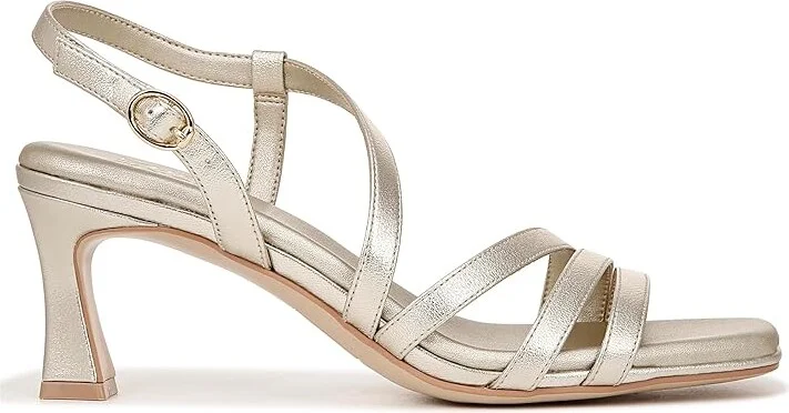 Naturalizer Galaxy Women's Sandals Champagne Faux Leather : 12 W (C), Synthetic - Image 6