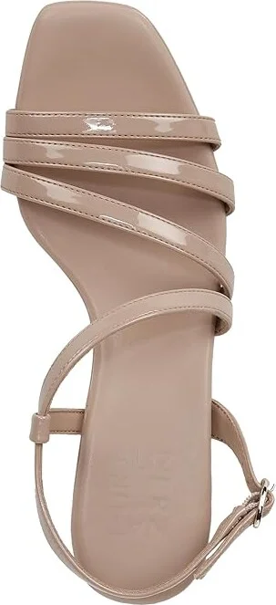 Naturalizer Galaxy Women's Sandals Warm Fawn Tan Patent Faux Leather : 10 M (B), Synthetic - Image 2