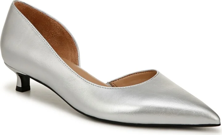 Silver Faux Leather