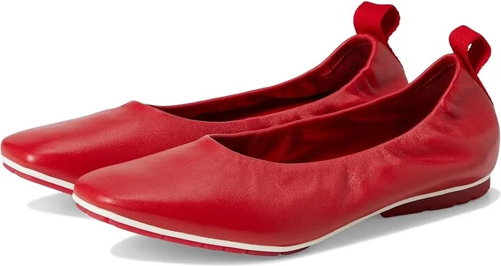 Naturalizer Game Changer By Deepica Mutyala Women's Slip-on Dress Shoes Crimson Red Leather : 7.5 W (C), Leather/Mesh