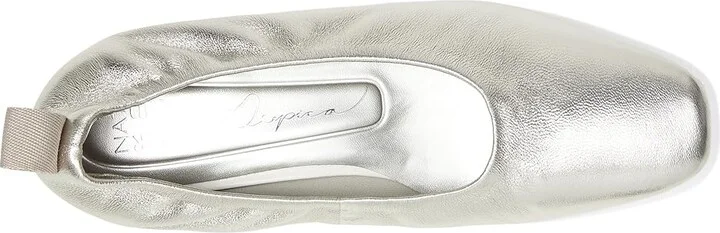 Naturalizer Game Changer By Deepica Mutyala Women's Slip-on Dress Shoes Silver Sand Leather : 6.5 W (C), Leather/Mesh - Image 2
