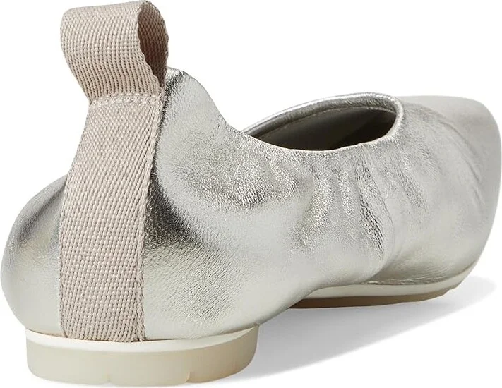 Naturalizer Game Changer By Deepica Mutyala Women's Slip-on Dress Shoes Silver Sand Leather : 6.5 W (C), Leather/Mesh - Image 4