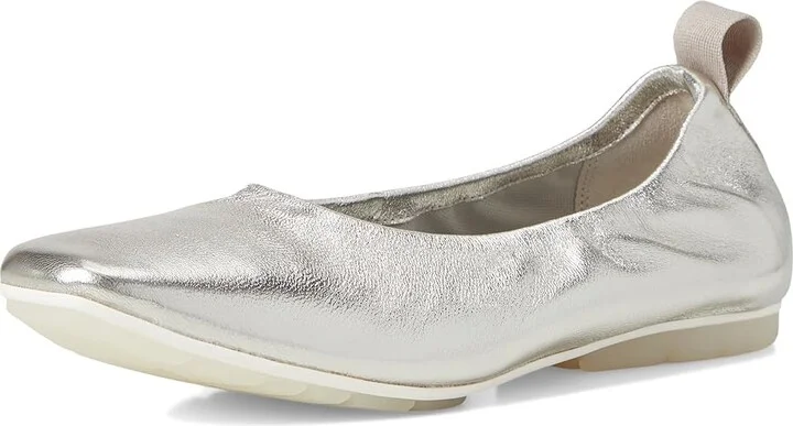 Naturalizer Game Changer By Deepica Mutyala Women's Slip-on Dress Shoes Silver Sand Leather : 6.5 W (C), Leather/Mesh - Image 5