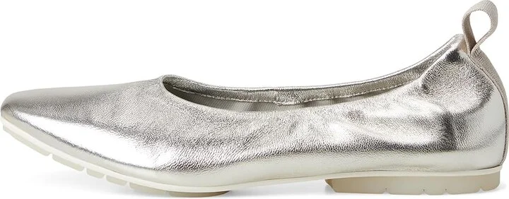 Naturalizer Game Changer By Deepica Mutyala Women's Slip-on Dress Shoes Silver Sand Leather : 6.5 W (C), Leather/Mesh - Image 6