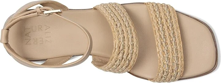 Naturalizer Gana2 Women's Wedge Shoes Coastal Tan : 8 W (C), Synthetic - Image 2