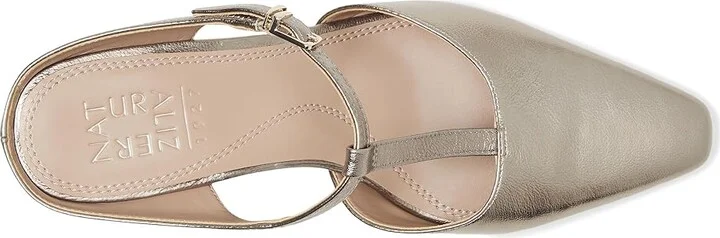 Naturalizer Gem Women's Clog Shoes Patina Pewter Leather : 5 M (B) - Image 2