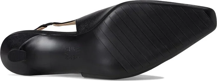 Naturalizer Gemini Women's Shoes Black Leather : 6 W (C), Suede/Leather - Image 3