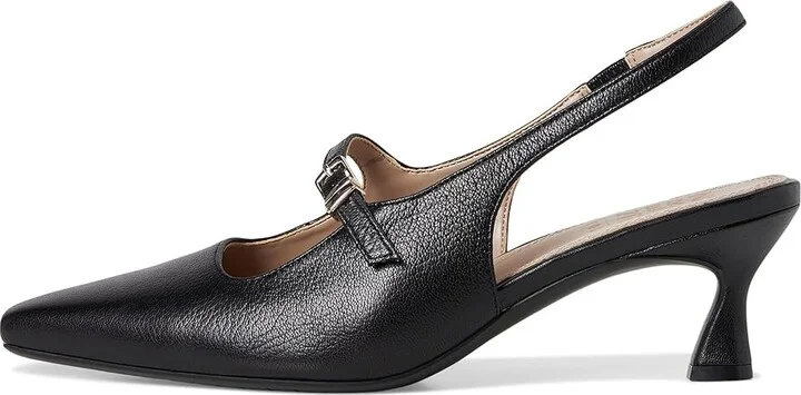 Naturalizer Gemini Women's Shoes Black Leather : 6 W (C), Suede/Leather - Image 6