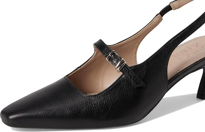 Naturalizer Gemini Women's Shoes Black Leather : 6 W (C), Suede/Leather - Image 7