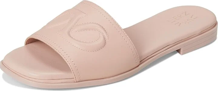 Naturalizer Genevieve Women's Wedge Shoes Cameo Blush Pink Leather : 6 W (C) - Image 5