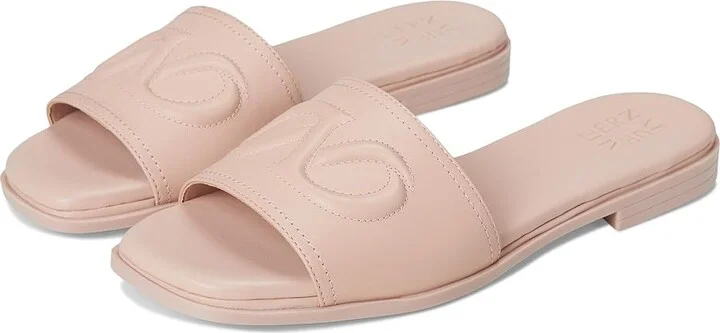 Naturalizer Genevieve Women's Wedge Shoes Cameo Blush Pink Leather : 6 W (C)